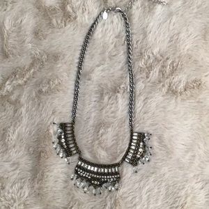 NWOT. Express Crystal Beaded Chain Necklace